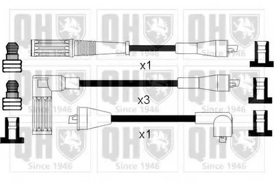 Комплект проводов зажигания CI QUINTON HAZELL купить