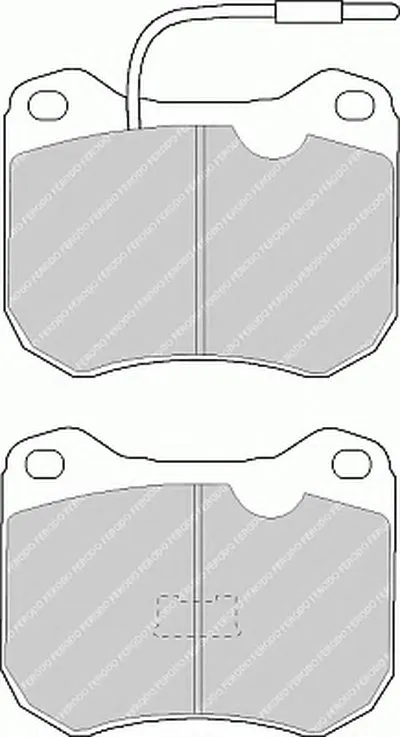 Комплект тормозных колодок, дисковый тормоз PREMIER FERODO купить