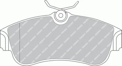 Комплект тормозных колодок, дисковый тормоз PREMIER FERODO купить