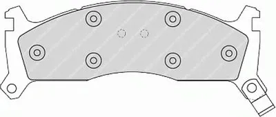 Комплект тормозных колодок, дисковый тормоз PREMIER FERODO купить