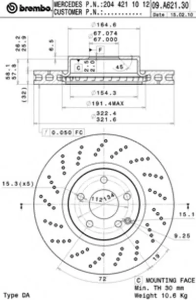 Тормозной диск COATED DISC LINE AP купить