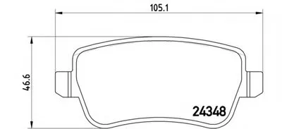 Комплект тормозных колодок, дисковый тормоз BREMBO купить