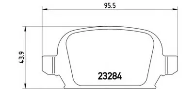 Комплект тормозных колодок, дисковый тормоз BREMBO купить