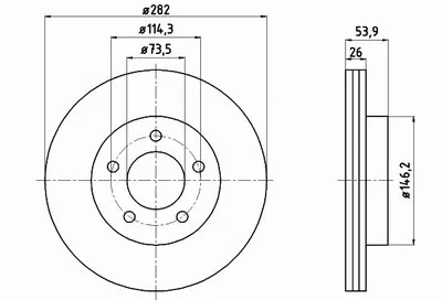 Тормозной диск MINTEX купить