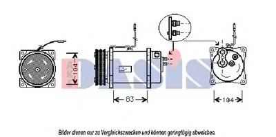 Компрессор, кондиционер AKS DASIS купить