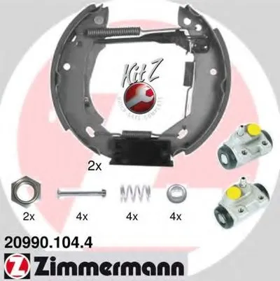 Комплект тормозных колодок KIT Z ZIMMERMANN купить