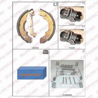 Комплект тормозных колодок DELPHI купить