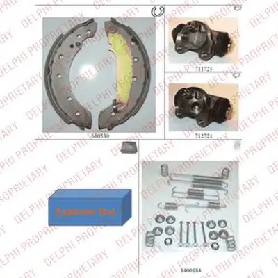 Комплект тормозных колодок DELPHI купить