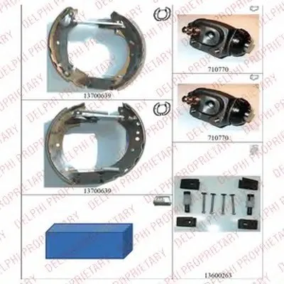 Комплект тормозных колодок DELPHI купить
