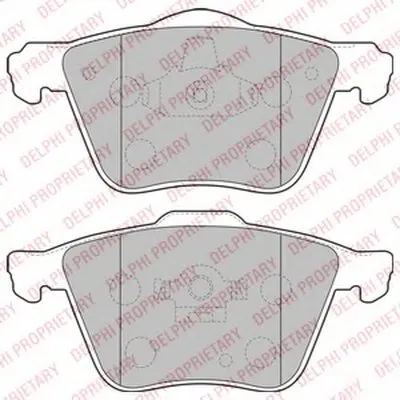 Комплект тормозных колодок, дисковый тормоз DELPHI купить