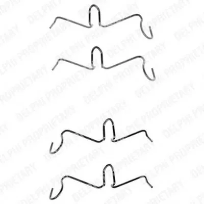 Комплектующие, колодки дискового тормоза DELPHI купить