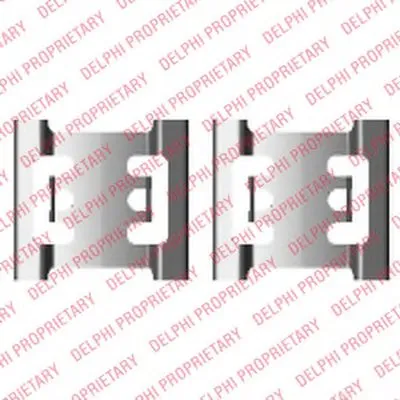 Комплектующие, колодки дискового тормоза DELPHI купить