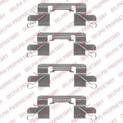 Комплектующие, колодки дискового тормоза DELPHI купить