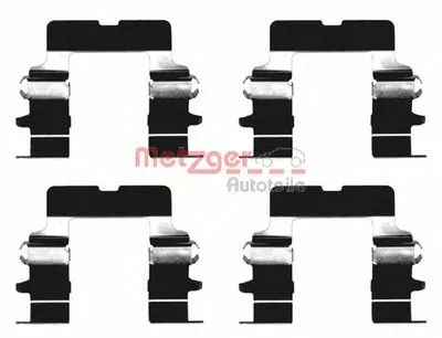 Комплектующие, колодки дискового тормоза METZGER купить