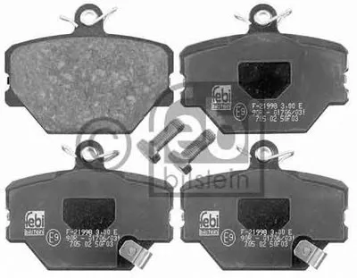Комплект тормозных колодок, дисковый тормоз FEBI BILSTEIN купить