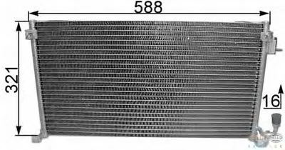 Конденсатор, кондиционер BEHR HELLA SERVICE купить