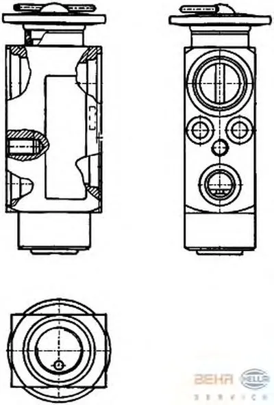 Расширительный клапан, кондиционер BEHR HELLA SERVICE купить