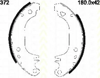 Комплект тормозных колодок TRISCAN купить