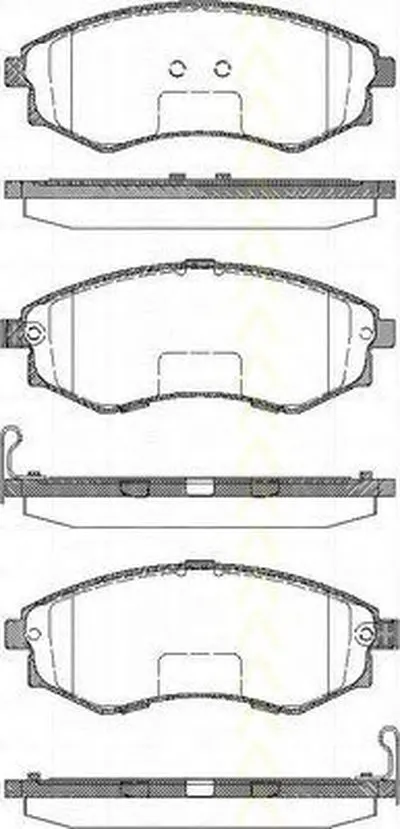 Комплект тормозных колодок, дисковый тормоз TRISCAN купить