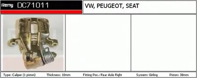 Тормозной суппорт Remanufactured REMY (Multiline) DELCO REMY купить