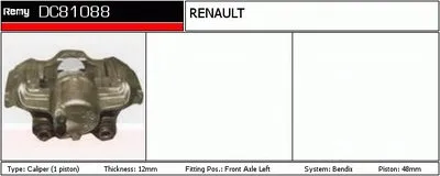 Тормозной суппорт Remanufactured REMY (Multiline) DELCO REMY купить