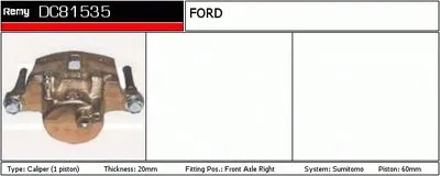 Тормозной суппорт Remanufactured REMY (Multiline) DELCO REMY купить