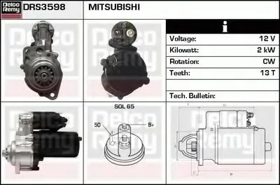 Стартер Remanufactured REMY (Light Duty) DELCO REMY купить
