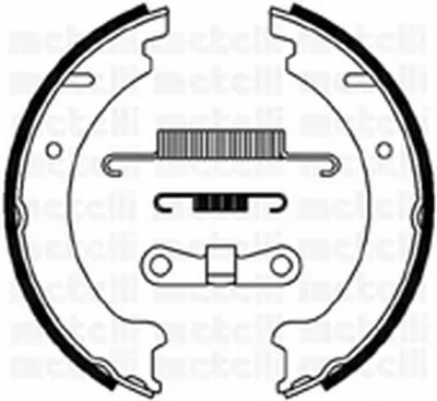 Комплект тормозных колодок, стояночная тормозная система METELLI купить