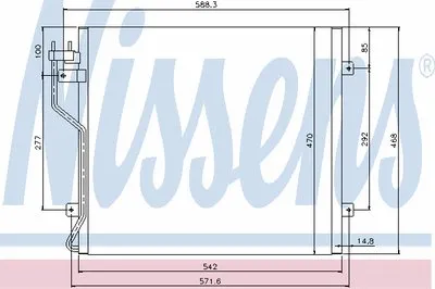 Конденсатор, кондиционер NISSENS купить