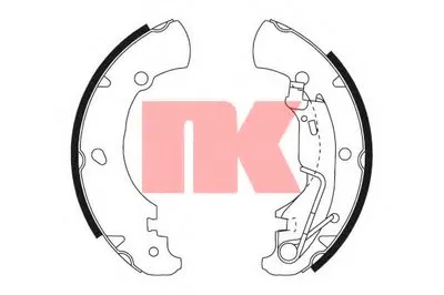 Комплект тормозных колодок NK купить