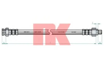 Тормозной шланг NK купить