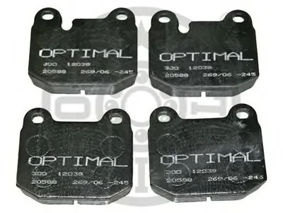 Комплект тормозных колодок, дисковый тормоз OPTIMAL купить