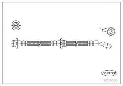 Тормозной шланг CORTECO купить
