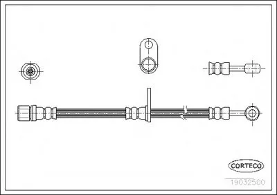 Тормозной шланг CORTECO купить