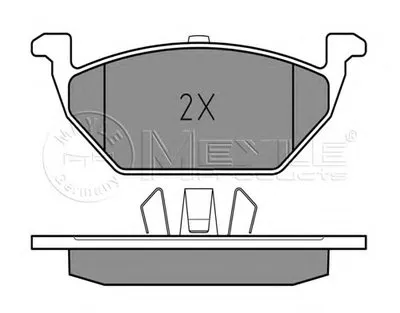 Комплект тормозных колодок, дисковый тормоз MEYLE купить