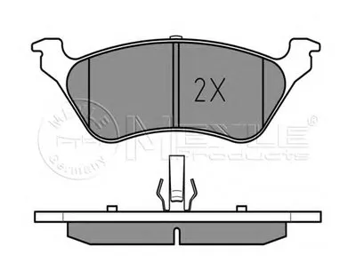 Комплект тормозных колодок, дисковый тормоз MEYLE купить