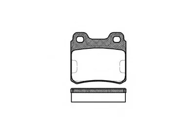 Комплект тормозных колодок, дисковый тормоз REMSA купить
