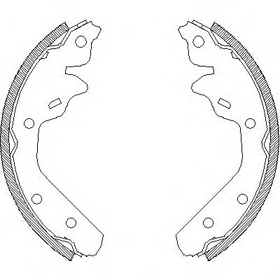 Комплект тормозных колодок REMSA купить