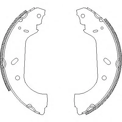 Комплект тормозных колодок WOKING купить