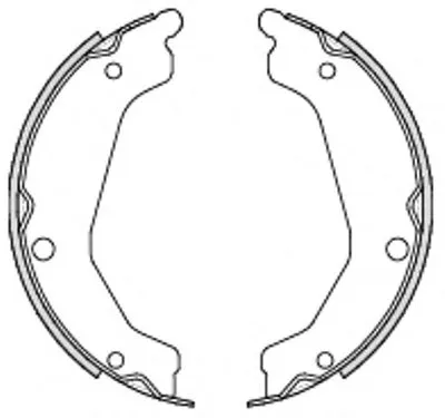 Комплект тормозных колодок, стояночная тормозная система REMSA купить