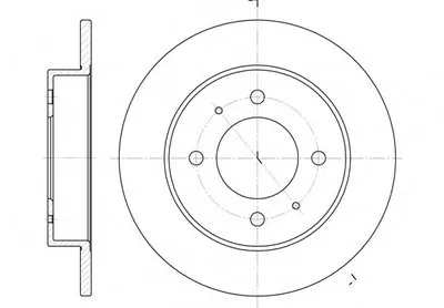 Тормозной диск REMSA купить