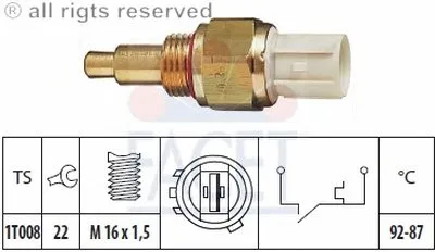 Термовыключатель, вентилятор радиатора FACET купить