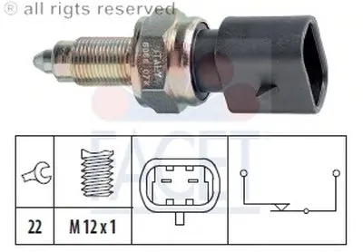 Выключатель, фара заднего хода FACET купить