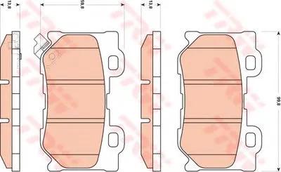 Комплект тормозных колодок, дисковый тормоз COTEC TRW купить