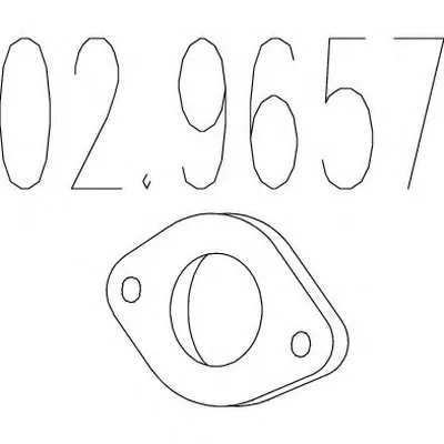 Прокладка, труба выхлопного газа MTS купить