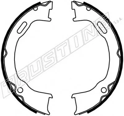 Комплект тормозных колодок, стояночная тормозная система TRUSTING купить