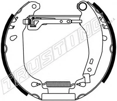 Комплект тормозных колодок FAST KIT TRUSTING купить