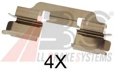 Комплектующие, колодки дискового тормоза A.B.S. купить