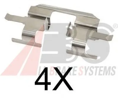 Комплектующие, колодки дискового тормоза A.B.S. купить