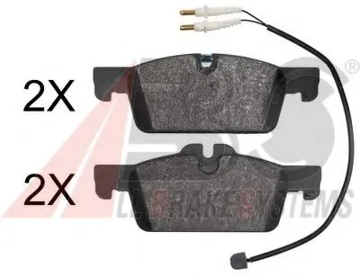 Комплект тормозных колодок, дисковый тормоз A.B.S. купить